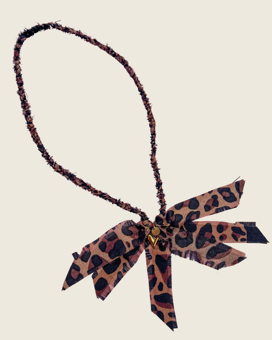 Bandanaketting Donkere Panterprint