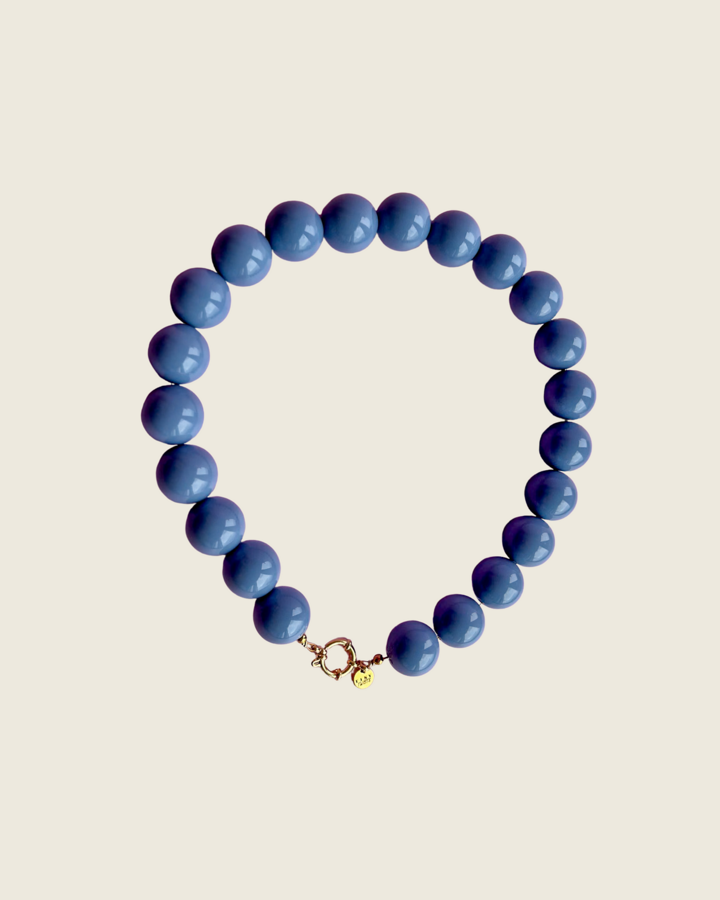 Kralenketting Ted - IJsblauw