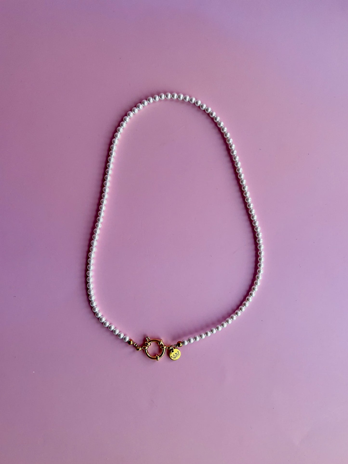 Kralenketting Lisa - Parel