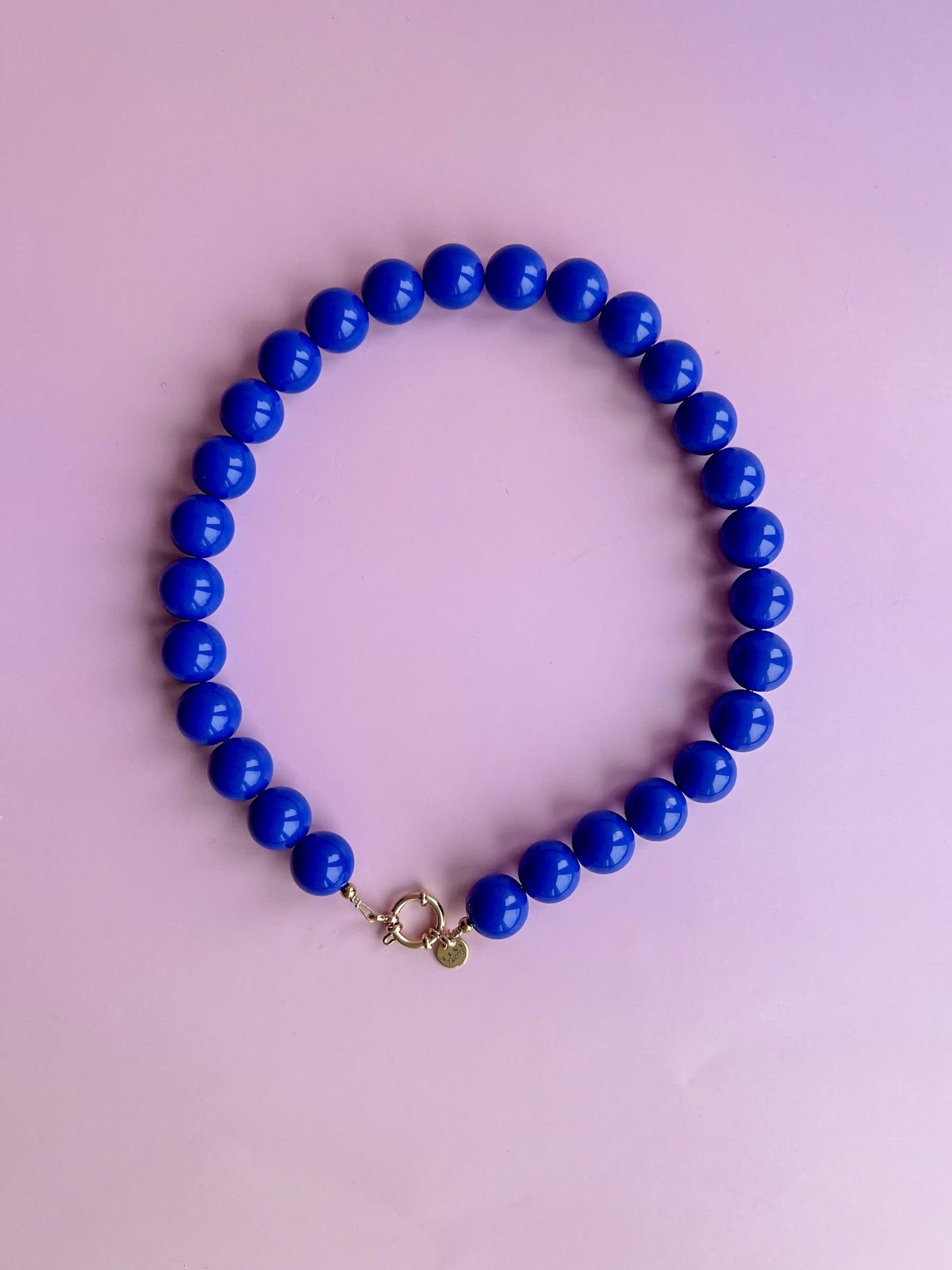 Kralenketting Bo - Kobaltblauw