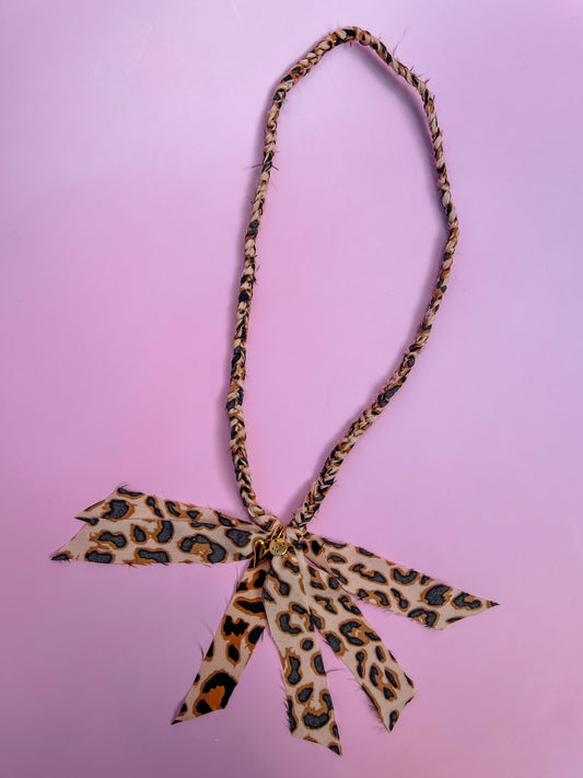 Bandanaketting Lichte Panterprint