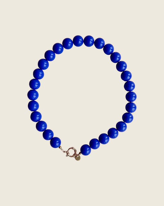 Kralenketting Bo - Kobaltblauw