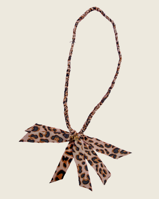 Bandanaketting Lichte Panterprint