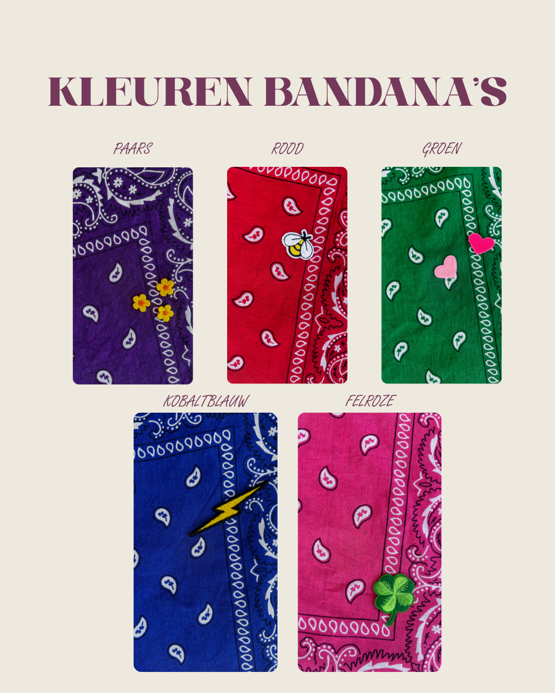 Gepersonaliseerde bandana
