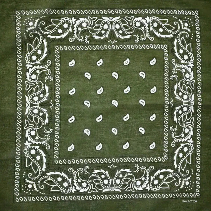 Bandana | Olijfgroen